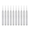 sourcing map 10Pcs 0.5mm Carbide End Mill Engraving Milling Cutter