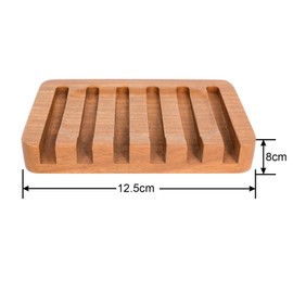 Teak Wood Soap Dish - Bar Soap Holder & Soap Saver for Shower, Bathroom, Sink, Kitchen & Countertop (2)