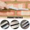 2 Pcs Pointing Tool, Brick Jointer Durable Steel, Mortar Finishing