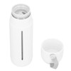 310ml Glass Cup with Lid Portable Dual Purpose Water Mug