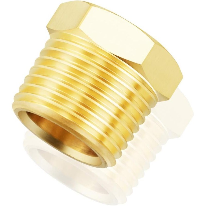 TAILONZ PNEUMATIC Brass Threaded Pipe Fitting 1/2 Inch BSP Male