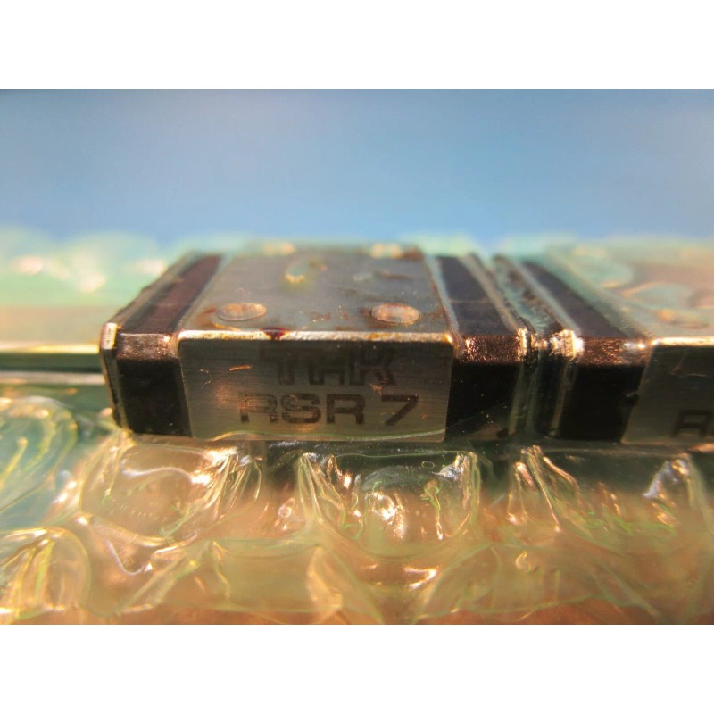 THK, 2RSR7MUU + 100LM, Two RSR7 Linear Guide Blocks on