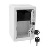Money Bank Creative Cute Metal Vertical with Lock Keys Cash