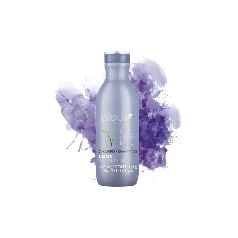 Salerm Alea Shampoo Cabello Lacio Antifrizz Con Bambú 500ml