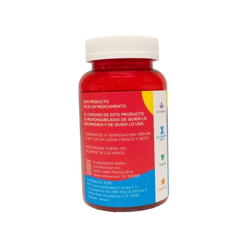 Suplemento alimenticio Golí Nutrition en Forma de Oso 80 Gomitas
