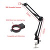 Microscope Articulated Arm Stand, 360° Rotation HDMI USB Camera Lens