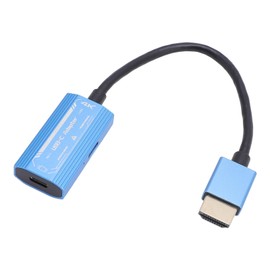 Pomya HD MI to USB C Adapter 4K@60Hz, HD MI to Type C Adapter for XREALOne, Air 2 Pro, VITUREPro, RokidXR AR Glasses, PD 100W for PS 54 SteamDeck NSwitch, Bidirectional Transmission