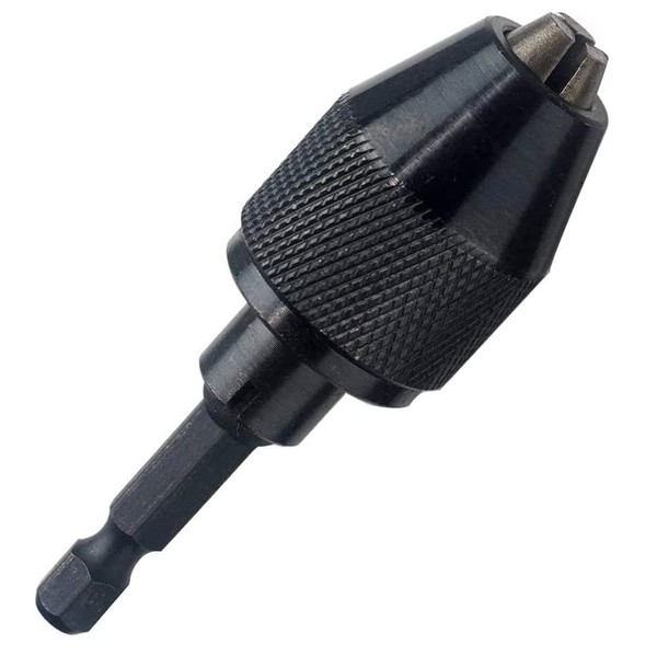 Eyech 0.6-6.5mm Keyless Drill Chuck Conversion Tool 1/4-Inch Hex Shank