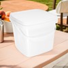 Plastic Bucket with Handle and Lid Reusable Water Bucket Container