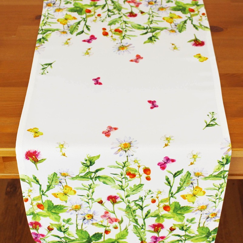 KAMACA Meadow Flowers and Butterflies Series High-Quality Print Motif with