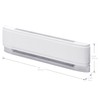 Dimplex 25" Linear Convector Electric Baseboard Heater Model: LC2507W31), 240V,
