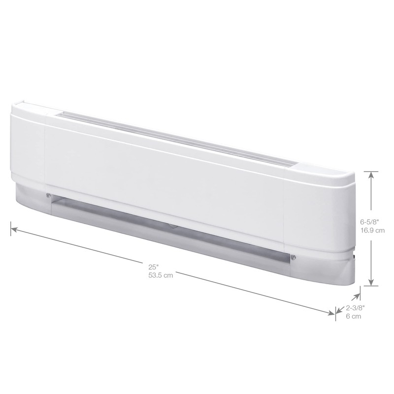 Dimplex 25" Linear Convector Electric Baseboard Heater Model: LC2507W31), 240V,