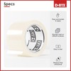 D-NYX Window Sealing Tape 1 Pack Transparent Sealing Heavy-Duty Residue-Free