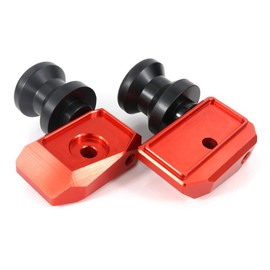 Xitomer Aftermarket Swing Arm Spools, Fit for GROM MSX125 2013 2014 2015 2016 2017 2018 2019 2020, Swing Arm Sliders Stand Bobbins (Red)