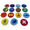 15 Pcs Round Wildermess Explorer Badge Applique, Outdoor Nature Camping