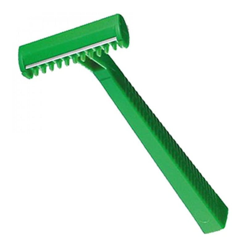 Wilkinson disposable razor hospital with retractable-function, dispenser box, green