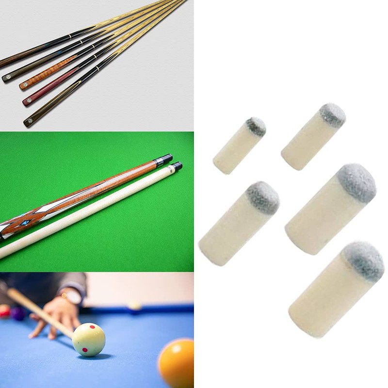OHAOLYLE 100 Pcs Pool Cue Tips Push-in Snooker Cue Tip