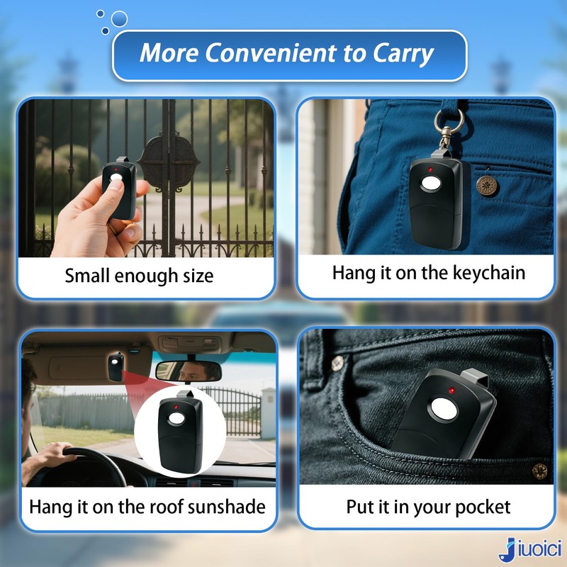 Upgraded 3089 Multicode Gate Opener Remote Control, Linear Garage Door
