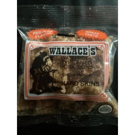 WALLACE’S WASH POT TYPE FRIED PORK SKINS CHICHARRONES REG.(HARD SKINS) (10 PACK)