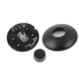 Floor Foot Switch, UL Listed PLUSPOE 3-Pack AC100-240V Inline Foot Pedal Lamp Switch w/Push Step-on-Button for LED Light On-Off Control