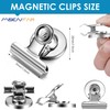 24 Pcs Magnetic Clips, Strong Fridge Magnets Refrigerator Magnets with