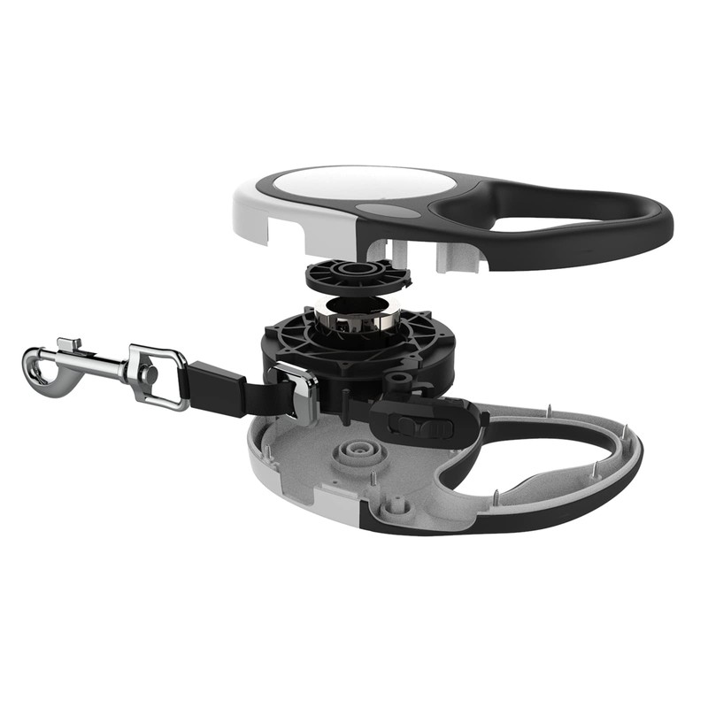 Extractable Dog Leash, Lead Leash, one-Handed Brake, Pause, Lock, and