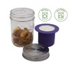 Divider Cup by Mason Jar Lifestyle - For Salads, Dips,