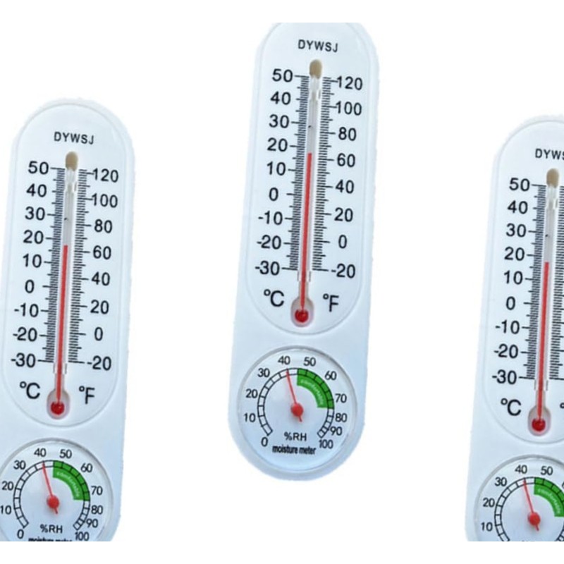LIOOBO Termómetro Ambiental y Diseño Moderno Medición Precisa de Temperatura