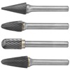 4Pcs Carbide Burr 12mm Durable Sturdy Tungsten Steel Convenient Wide