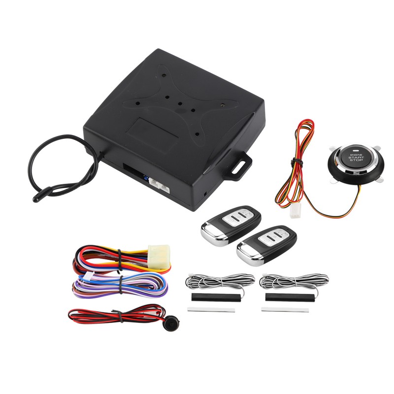 Universal Car Alarm System Engine Ignition Keyless Entry Push Button