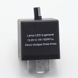 Areyss LED Compatible Hifra Prevention Genuine Replacement 3-Pin General Purpose IC Turn Signal Relay (CF13-KT)