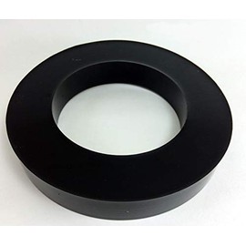 Isolate It: Sorbothane Large Vibration Isolation Washer 5" OD x 3.1" ID x 0.75" Thick 30 Duro - 4 Pack