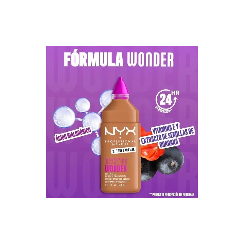 Base De Maquillaje Make Em Wonder 30ML Nyx