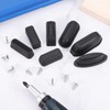sourcing map 4Pcs Luggage Replacement Pads, Plastic Luggage Stand Feet