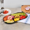 Restaurantware-Met Lux 20.4 x 8.8 Inch Double Burner Griddle, 1
