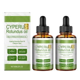 VARKAGE Cyperus Rotundus Oil, 2 Stück Cyperusöl Zur Haarentfernung, Cyperus Rotundus Oil For Hair Removal - Hemmt Sanft Und Effektiv Das Haarwachstum (120ml)