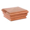 Woodway Pyramid Post Cap, fits 3.5" Post, in Premium Redwood,