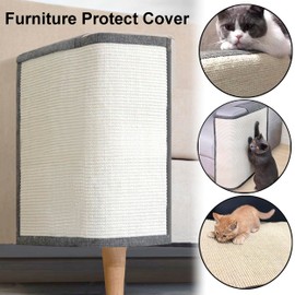 Italdos Sofa Scratch Protection Cat Scratching Mat Sisal Scratching Mat for Cats - Armchair Couch Cat Scratching Mat Dogs (Left Side)
