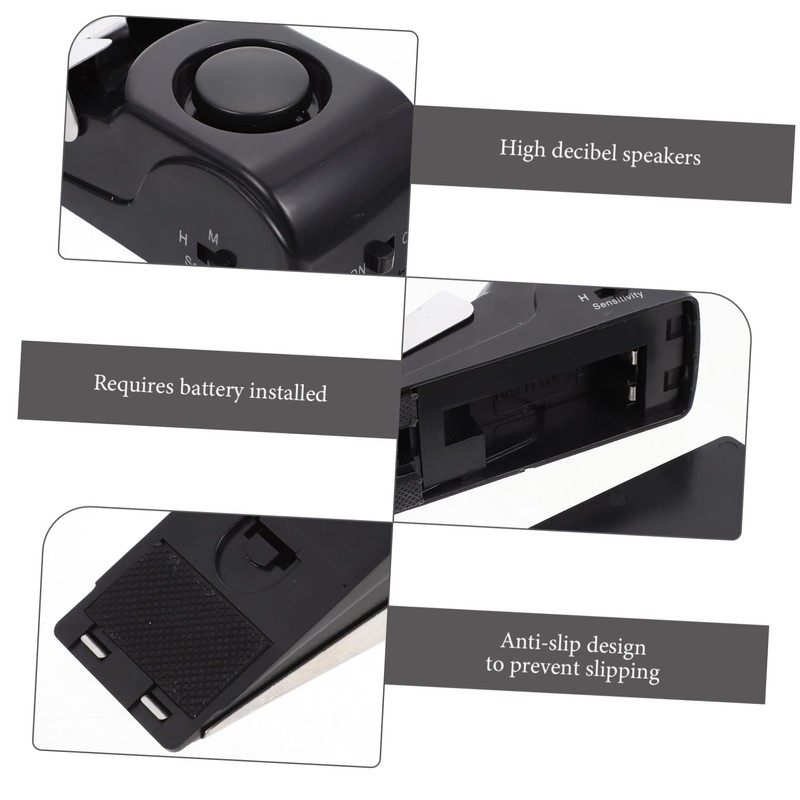 OHPHCALL Intelligent Door Stopper Security Alarm Portable Anti-Theft Door Wedge