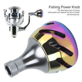 SUNGOOYUE Metal Fishing Knob, Colorful Reel Handle Knob Fishing Power Knob for Angler (M)