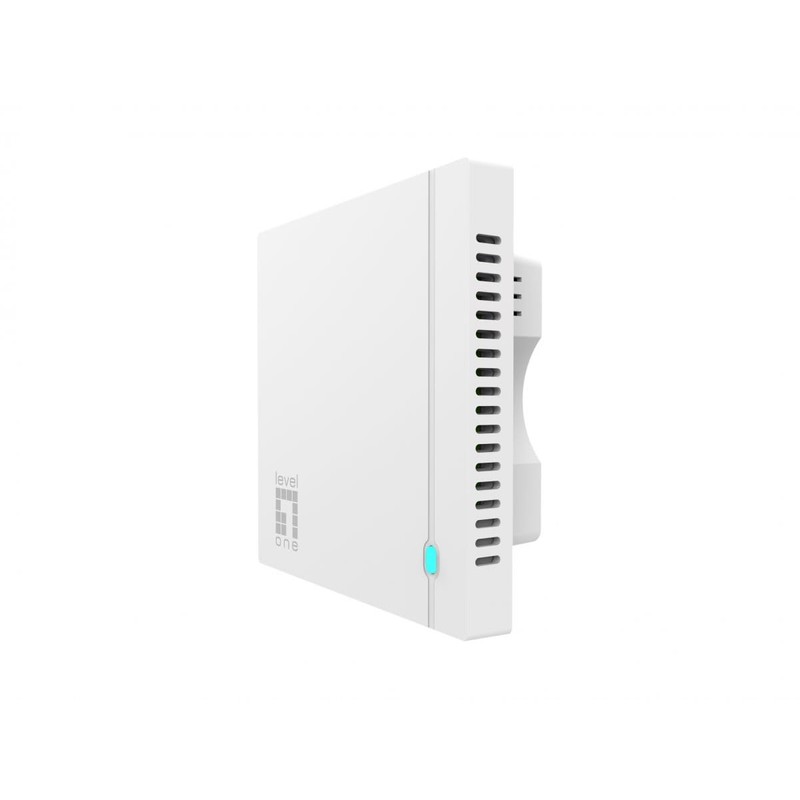 LevelOne WAP-8231 AX1800 Dual Band Wi-Fi 6 In-Wall PoE Wireless