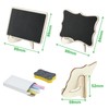 Pack of 60 Mini Chalkboard Set, Slate Board for Labelling,