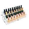 MineSign Nail Polish Holder Organizer Clear Acrylic Nail Polish Tray