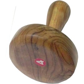 Sahishnu Online & Marketing Wooden Potato Masher, Wooden Roti Chapati Presser,roti bhakri or khakara on tawa Presser, Crusher, Size - 4