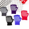 CHROME CRANE TB012 Men's Gloves, Half Finger, Fingerless, Fleece Lined,