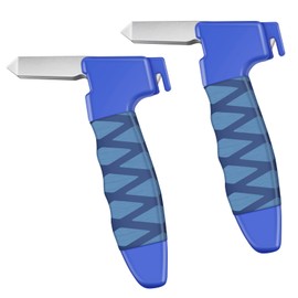 2 Pack Car Door Handle for Elderly Portable Car Handle Assist Support Handle Built in Window Breaker Seatbelt Cutter Multifunction Handle Car Door Latch Handle for Seniors and Handicapped (Blue)