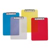 Alco Clip Board Clipboard for DIN A4 Black Translucent 5511