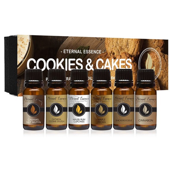 Cookies & Cakes - Gift Set of 6 Premium Fragrance