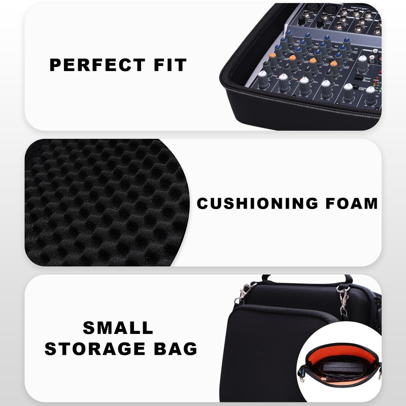 DR·AMIU Hard Case Compatible with YAMAHA MG06X / AG06MK2 /