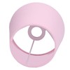 3PCS E14 Lampshade Fabric Ceiling Lamp Shade Exquisite Pink Wall